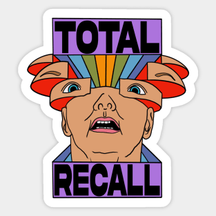 "Total Recall" Head Splitter Sticker